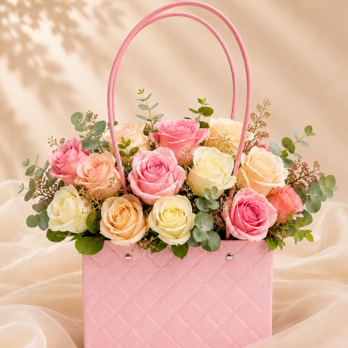Cartera Jardín de Rosas