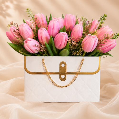 Cartera Jardín de Tulipanes