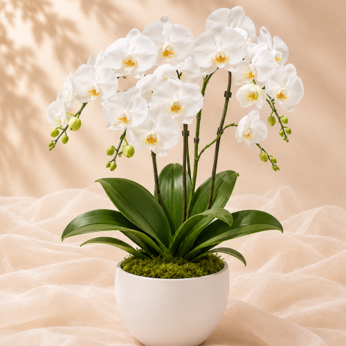 Orquídea Blanca Imperial