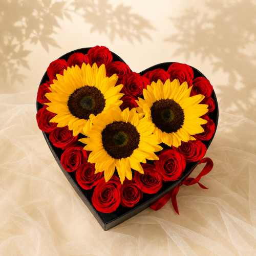 Corazón Sol de Rubí
